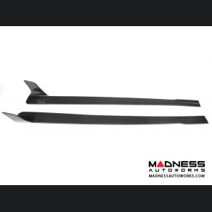 Audi R8 Car Side Skirt Extensions - Carbon Fiber - Set